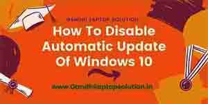 How to disable Win 10 update 2