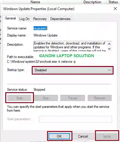 win 10 Disable 4